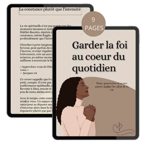 Garder la foi au coeur du quotidien Olisabeth